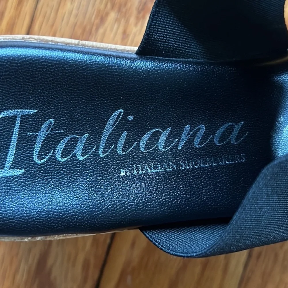 Italiana Wedge Slip on Sandal’s
